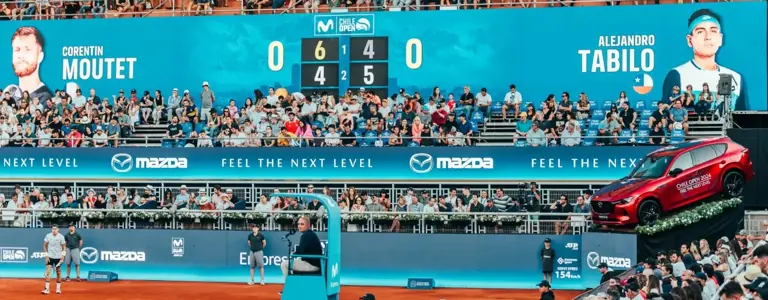 MAZDA VUELVE A SER EL AUTO OFICIAL DEL ATP CHILE OPEN