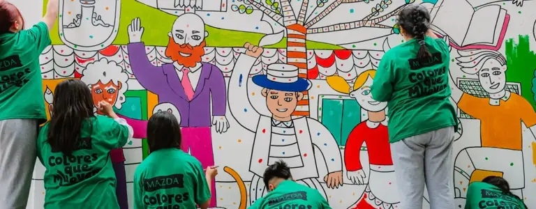 MAZDA COLORES QUE MUEVEN: ARTE Y COMUNIDAD QUE TRANSFORMAN ESCUELAS